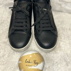 Dolce & Gabbana‎ Black and White Sneakers- SIZE 39